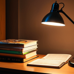 **Image Prompt:** A determined student surrounded by Japanese textbooks and language learning apps, bathed in the warm glow of a desk lamp, late at night.