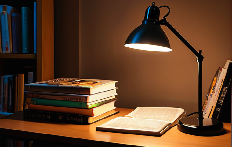 **Image Prompt:** A determined student surrounded by Japanese textbooks and language learning apps, bathed in the warm glow of a desk lamp, late at night.